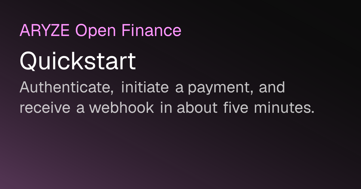 Quickstart