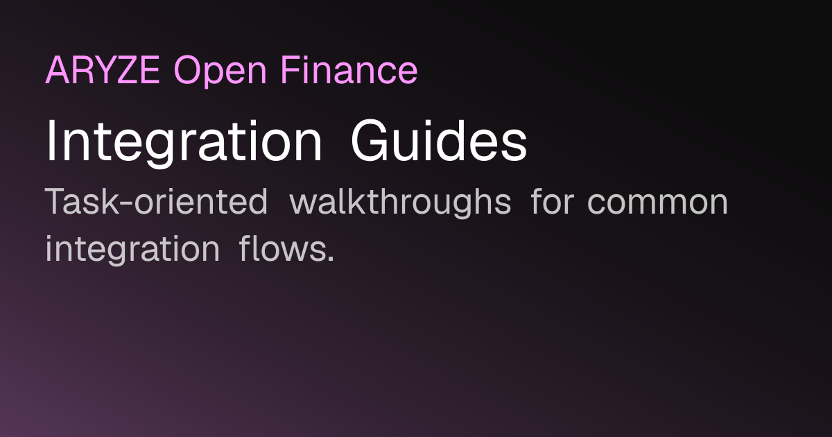 Integration Guides