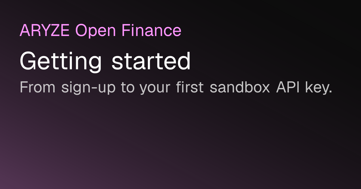 Getting started